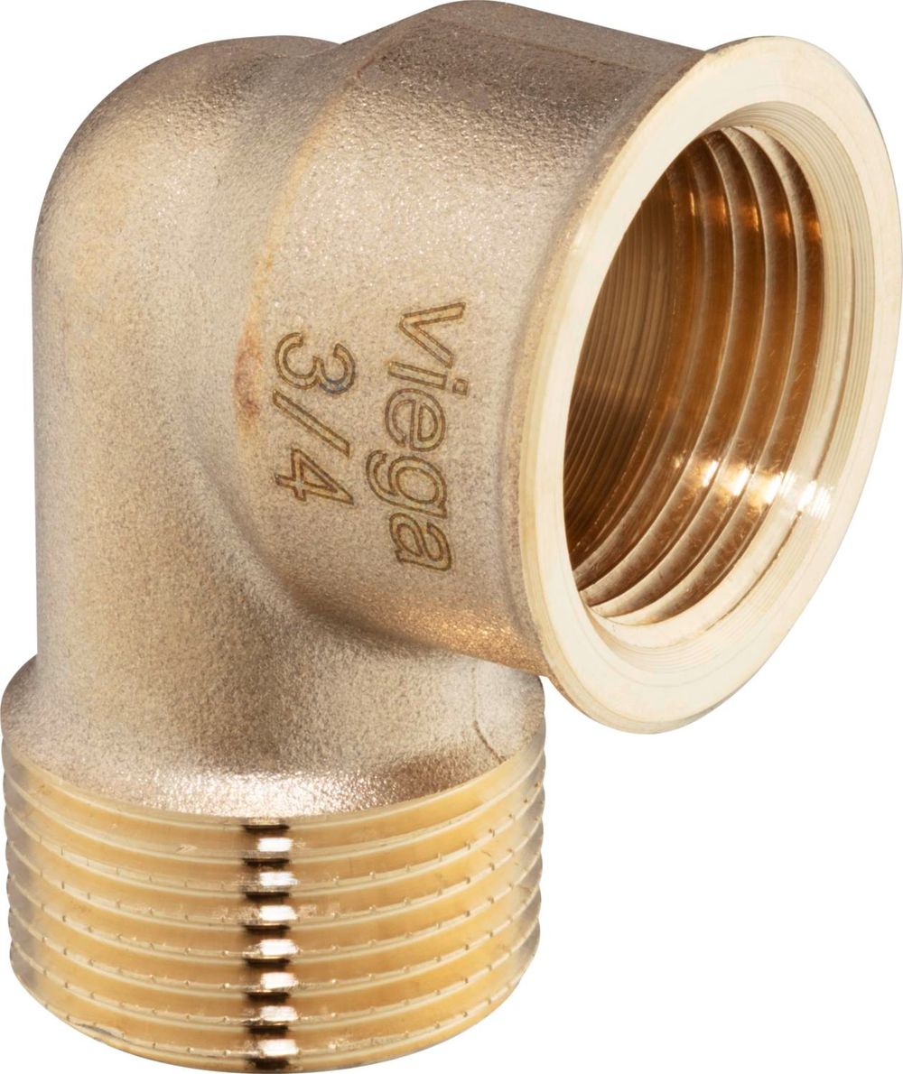 Viega Bogen 90 Grad, R 11/4, Rp 11/4 Rotguss oder Siliziumbronze Modell 3092, 264109