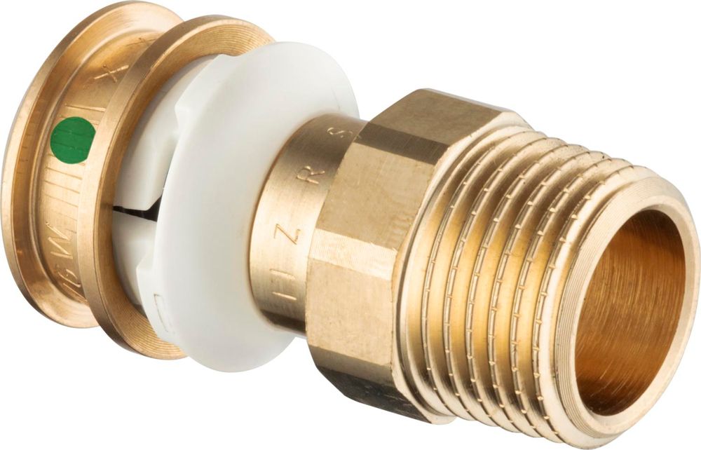 Viega Raxofix DN10-Übergangsstück, DN 10, R 1/2 Siliziumbronze Modell 5311.01, 781521