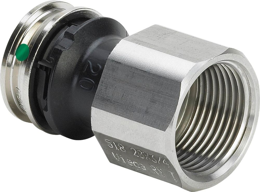 Viega Raxinox-Übergangsstück, d 20mm, Rp 3/4 Stahl nichtrostend Modell 4412, 724122