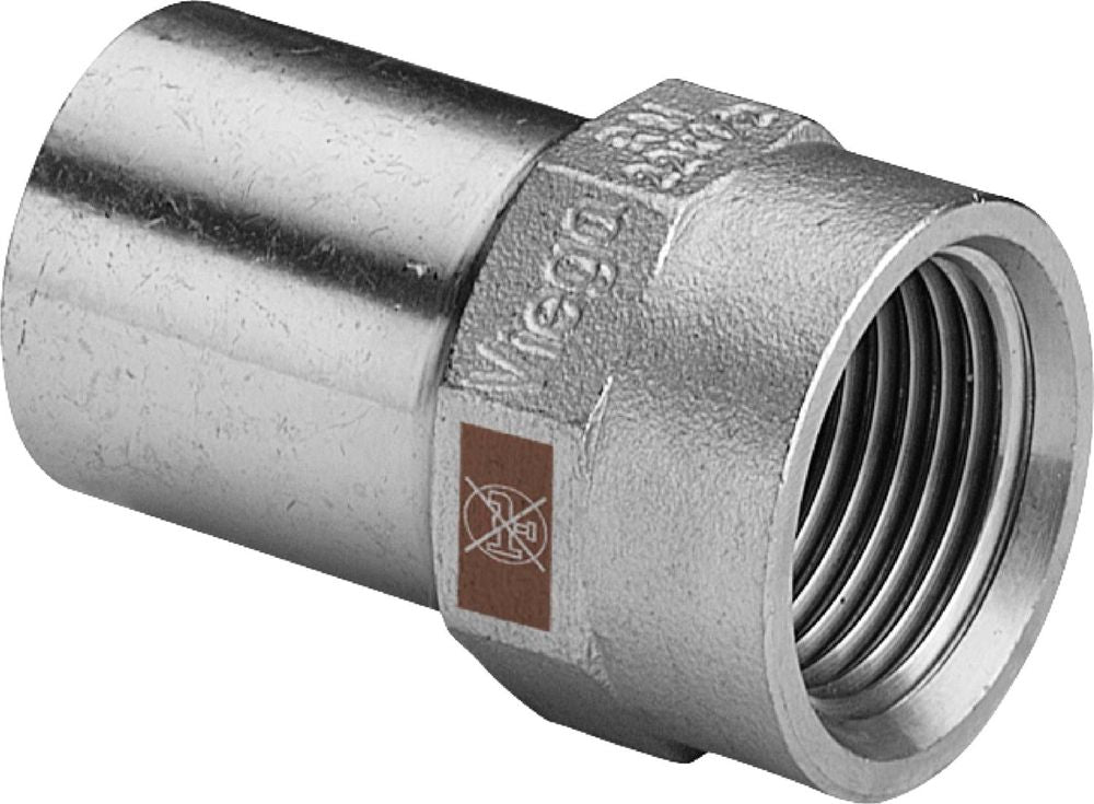 Viega Temponox-Einsteckstück, d 18mm, Rp 3/4 Stahl nichtrostend Modell 1712.1, 812683