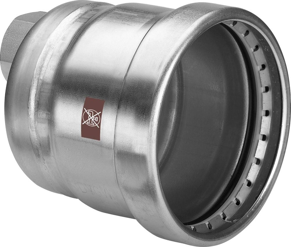 Viega Temponox XL-Kappe, d 108,0mm, Rp 3/4 Stahl nichtrostend Modell 1756XL, 812058