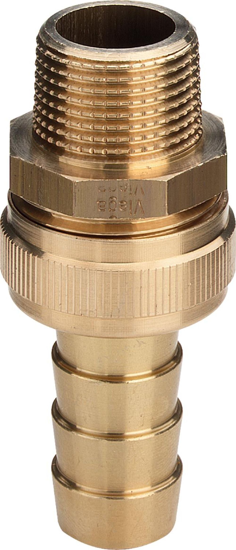 Viega Standrohrverschraubung, R 2, ID 2, GM 23/8 Messing Modell 1832, 131432