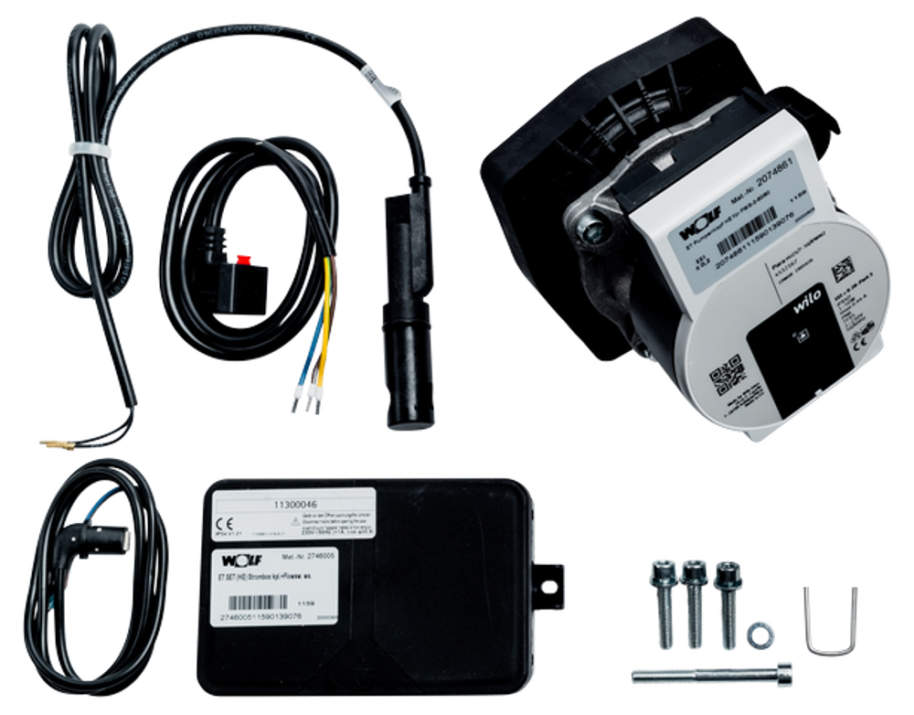 Wolf Set Pumpenkopf Hocheff., Strombox Flowswitch, 2074871