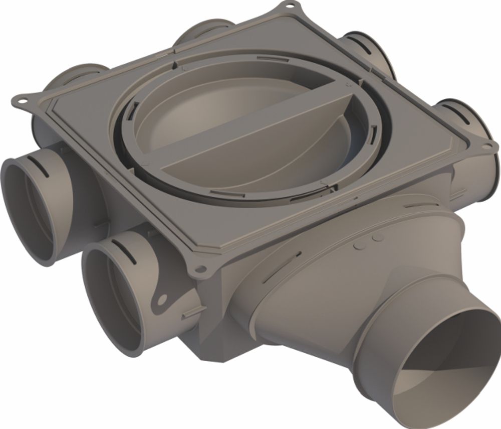 Wolf Luftverteiler Flach mini 6-75 für CWL, 2577836