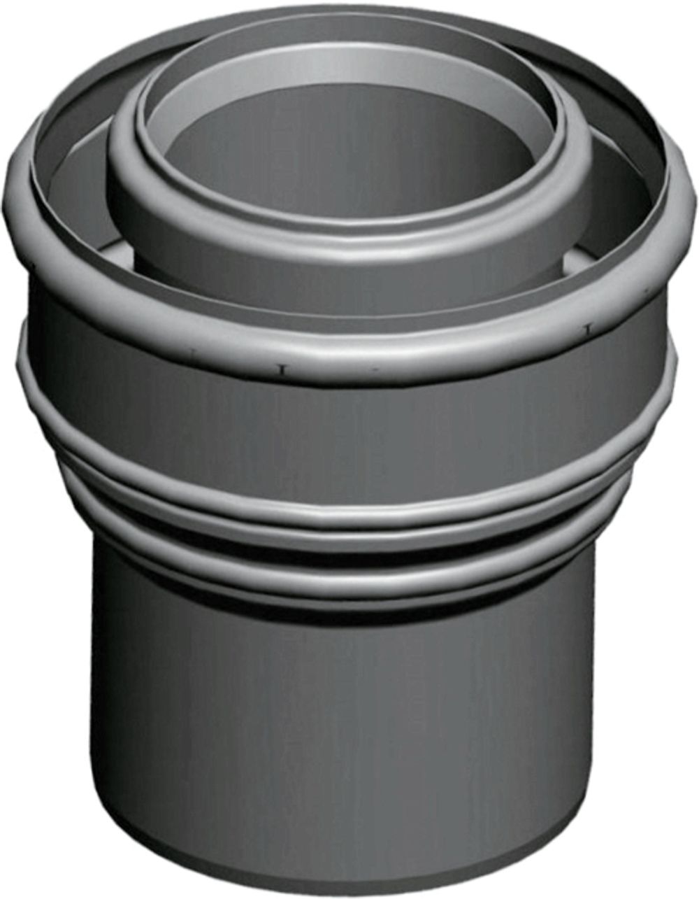 Wolf Erweiterung DN80/125 - DN110/160, aus PP, 2651485