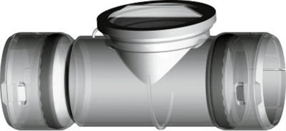 Wolf Revisionsrohr DN60 flexibel 240 mm, aus PP, 2651792
