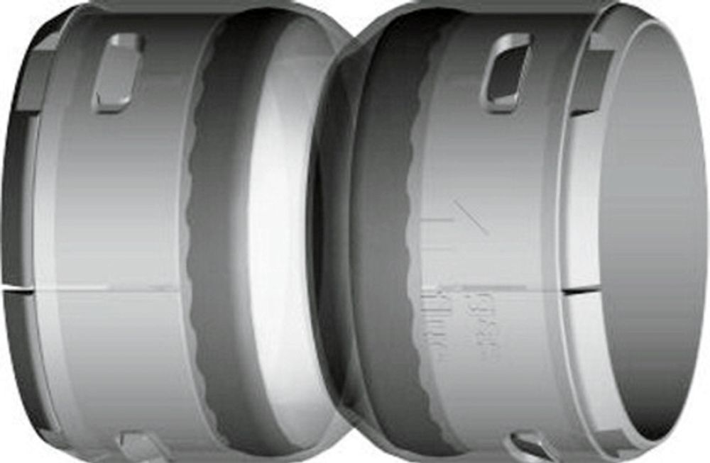 Wolf Verbindungsstück DN60 Kupplung für 2 flexible Rohre, 2651793