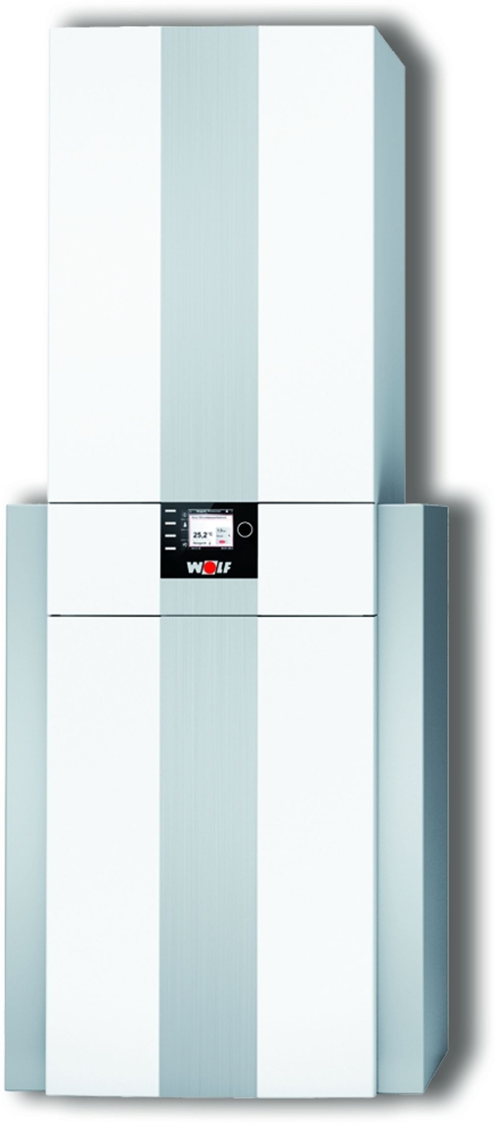 Wolf Gasbrennwert-Zentrale CGS-2-14/120L mit Hochleistungsschichtenspeicher, 8615013