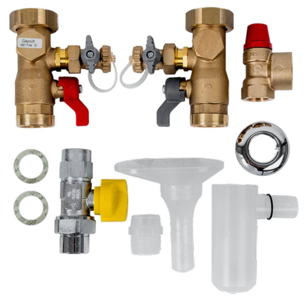 Wolf Anschluss-Set Aufputz für CGB-2-38/55, 8616330