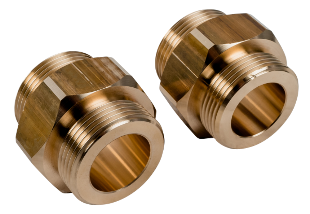 Wolf Doppelnippel G 1 1/4 - G 1 1/4" Satz a 2 Stück, 9147598