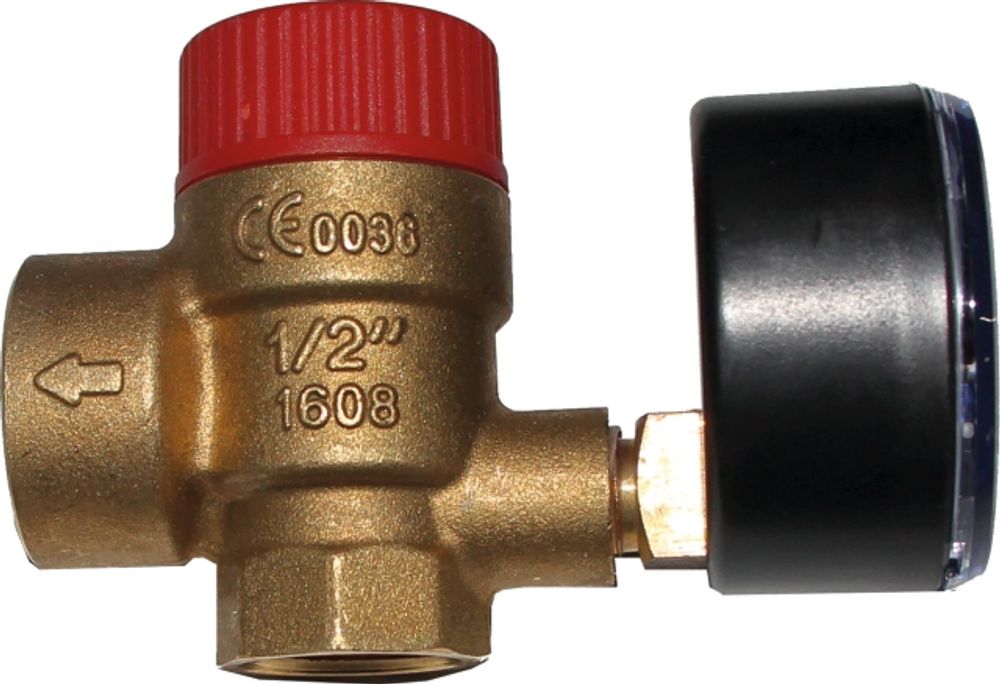 Wolf Sicherheitsventil 3,0 bar m. Manometer, 240046599