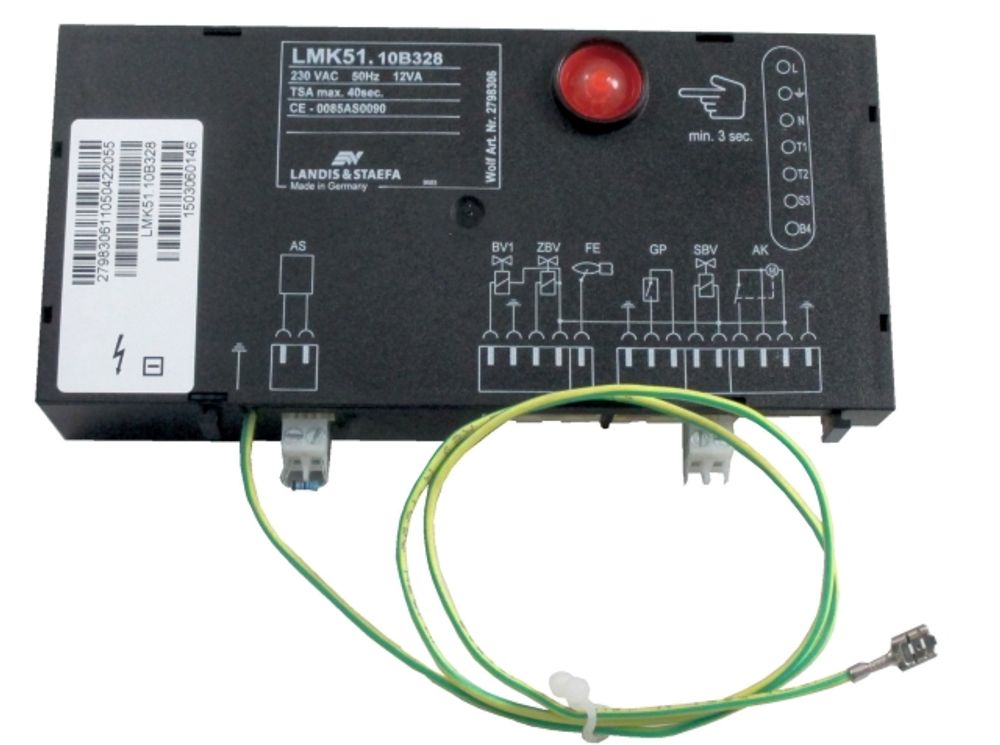 Wolf Gasfeuerungsautomat LMK51.10B328 für NG-4, 279830699