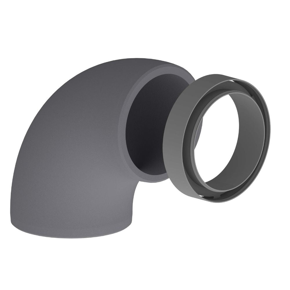 Kermi x-well EPS-Bogen inkl. Muffe NW160/15, 90 Grad, Y2301160007K