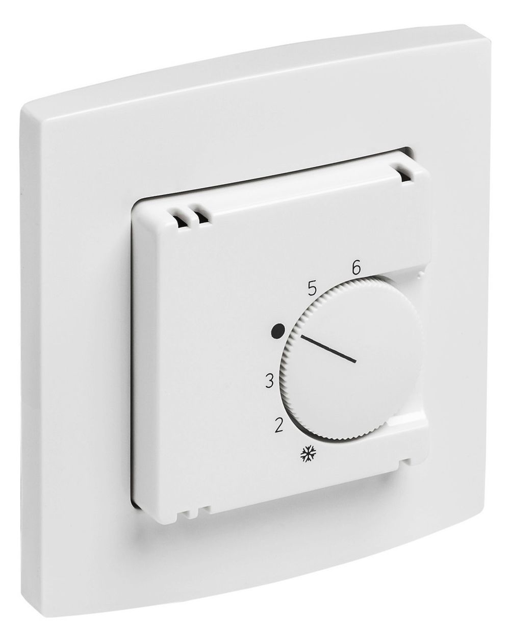 Kermi x-net Unterputzregler 230 V, Raumtemperatur-Regler mit Drehrad Unterputz, SFEER003230