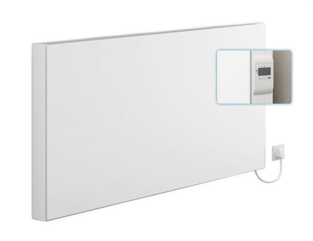 Kermi x-therm +e Elektroheizkörper, Plan 600x1200 mm, 2000 Watt, Regler links, mit Stecker, P1E2106012019DK