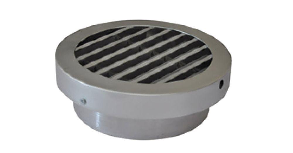 remeha Außenluft Ansauggitter, DN 160 mm Aluminium, 100017625