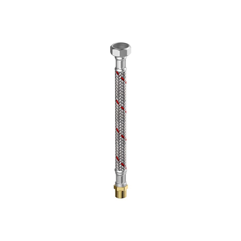 Flamco Meiflex Panzerschlauch Heizung/Klima 3/4 Zoll IG x 3/4" AG, 500 mm, InnenD 12mm, M4315.1107.50