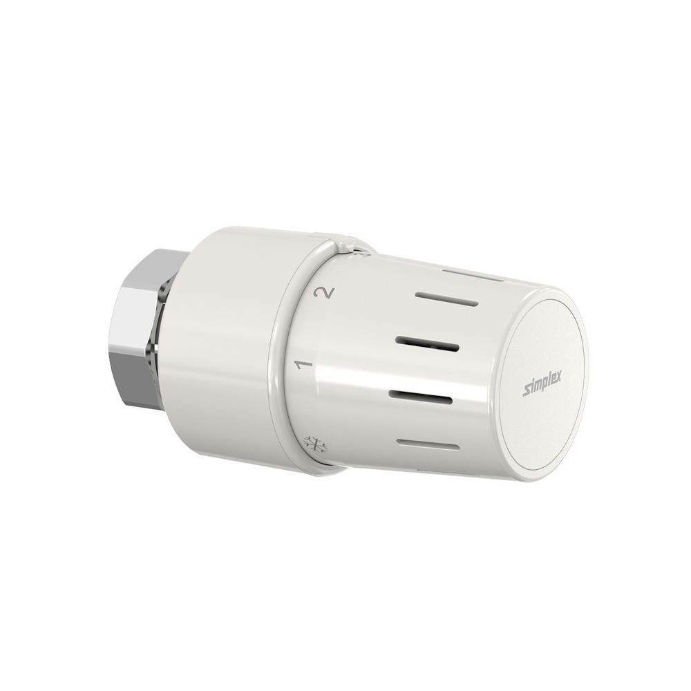 Flamco Standard-Thermostatkopf TC-S3 weiß M30 x 1,5 mit Nullstellung, F35340