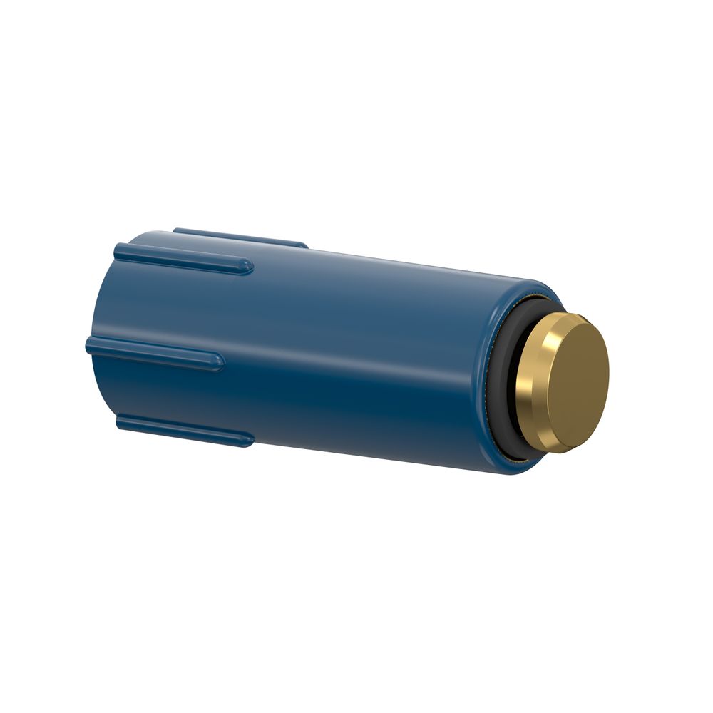 Flamco Baustopfen m. Messing-Gewinde, blau G1/2a Kunststoff, MS, F22309