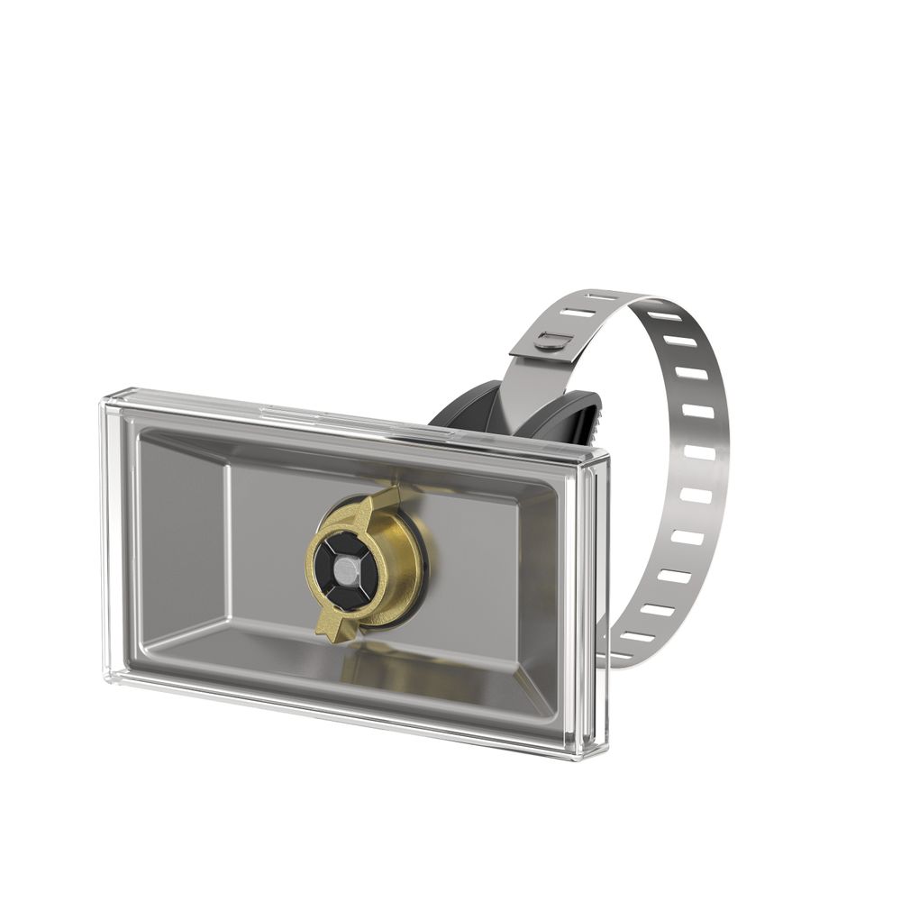 Flamco Universal-Schilderhalter Edst., Kunststoff f. Schilder 100 x 50mm, F55002