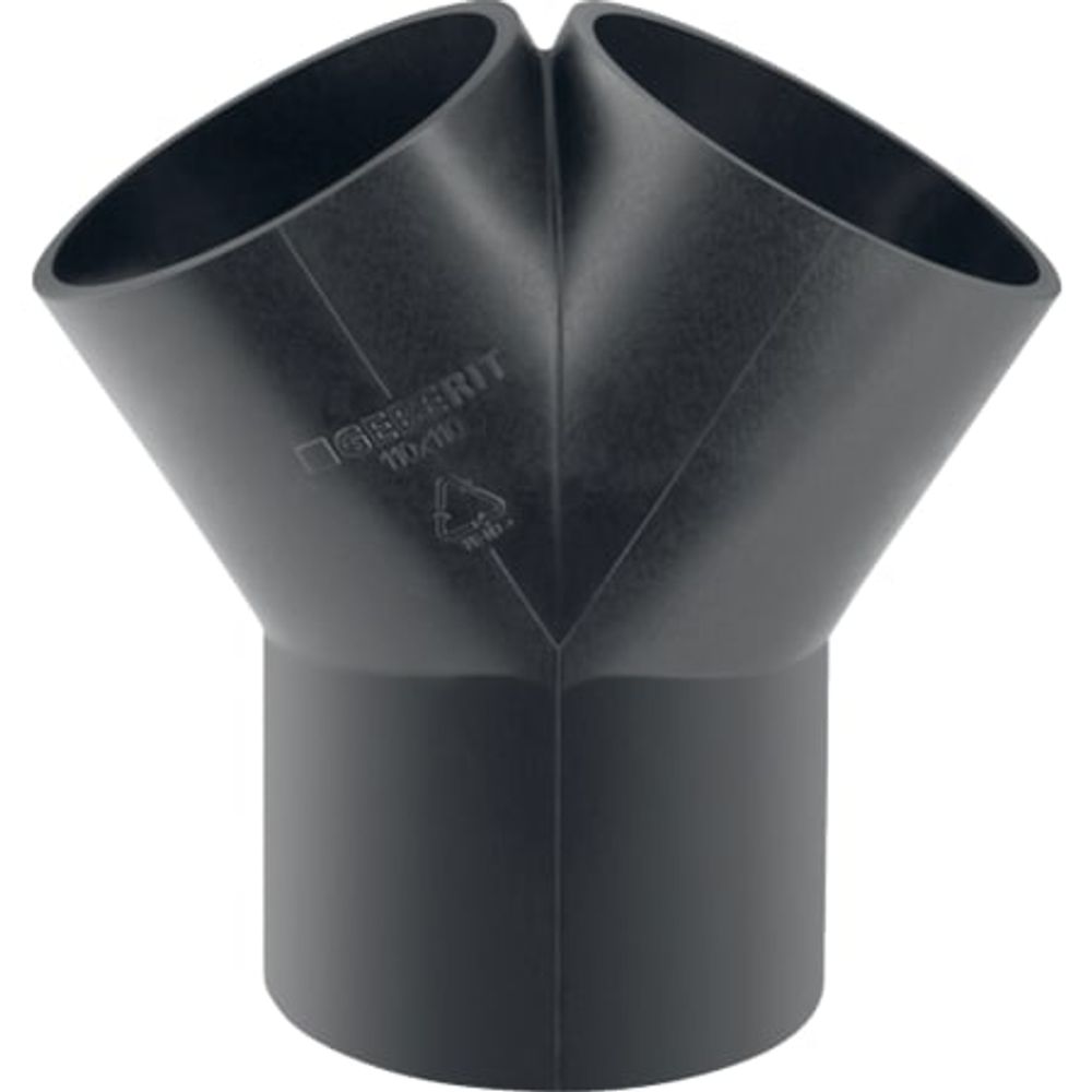 Geberit PE Hosenabzweig 2 x 30°, DN 56 / 50, 363.462.16.1