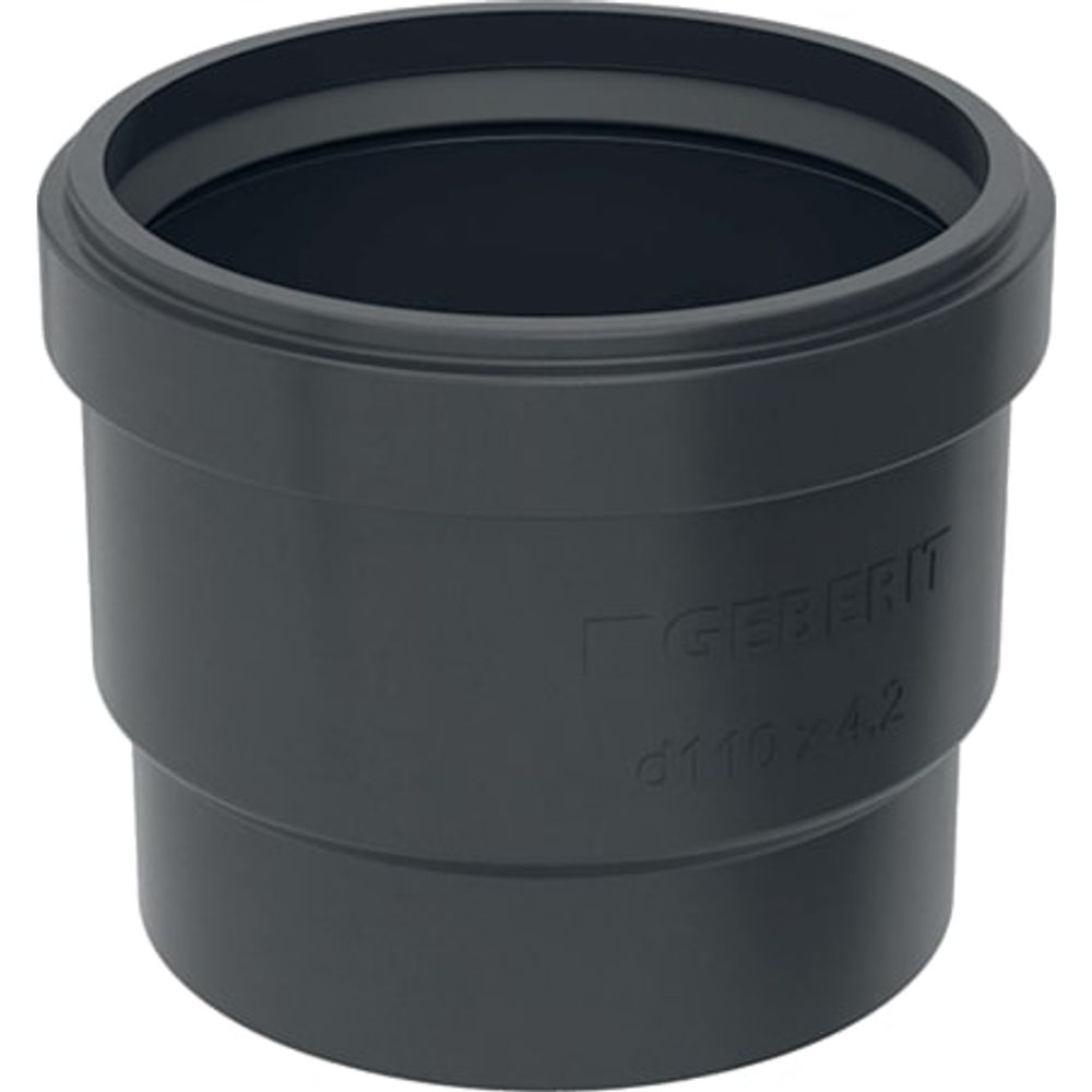 Geberit PE Steckmuffe mit Lippendichtung, DN 150, 369.779.16.3