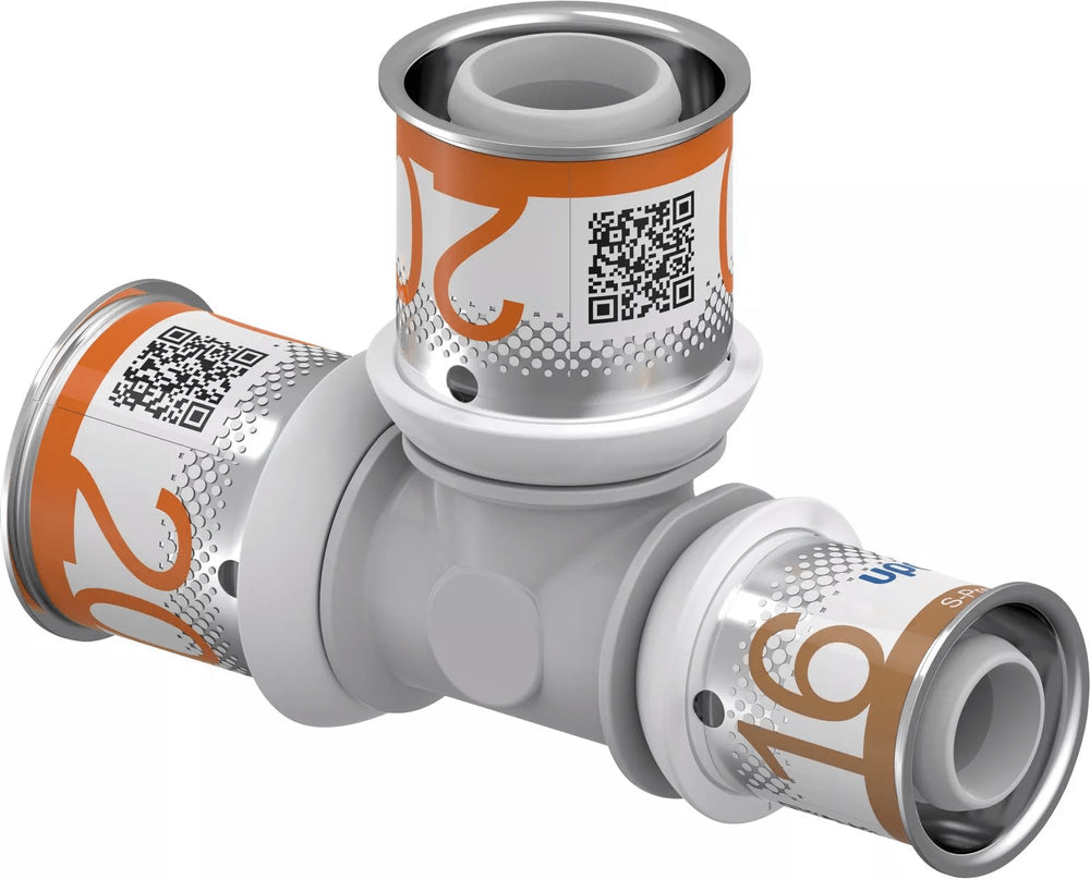 Uponor S-Press PLUS T-Stück reduziert PPSU 20-20-16, 1039951