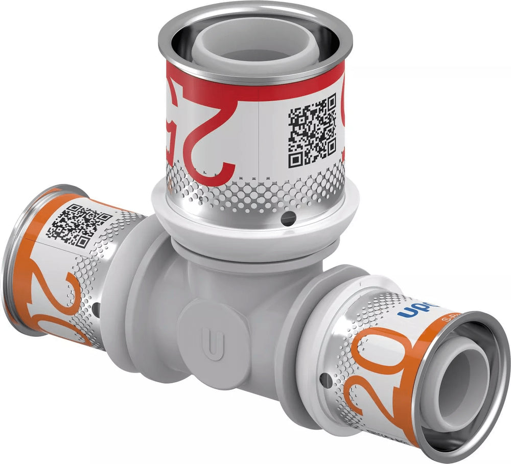 Uponor S-Press PLUS T-Stück reduziert PPSU 20-25-20, 1039952