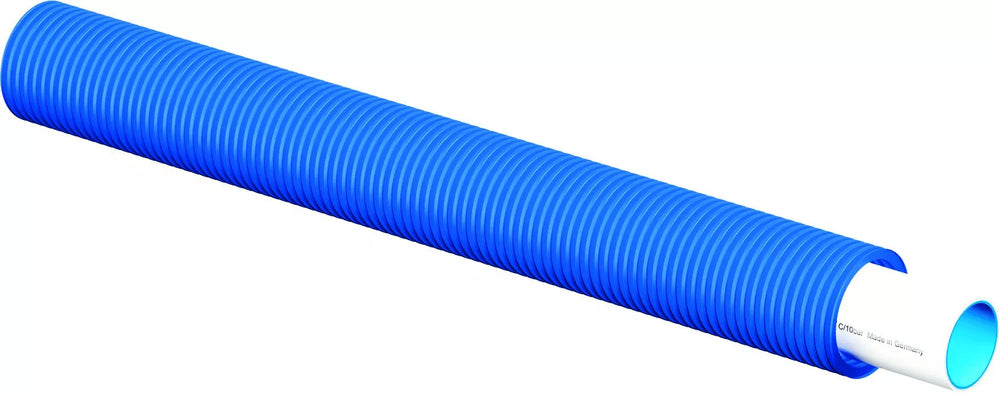 Uponor Uni Pipe PLUS weiß im Schutzrohr 16x2,0 - 25/20 blue 75m, 1063059
