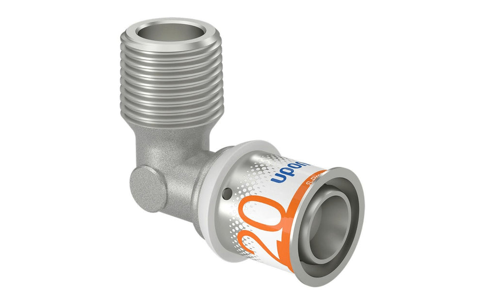 Uponor S-Press PLUS Winkelnippel 20-R1/2"MT, 1070533