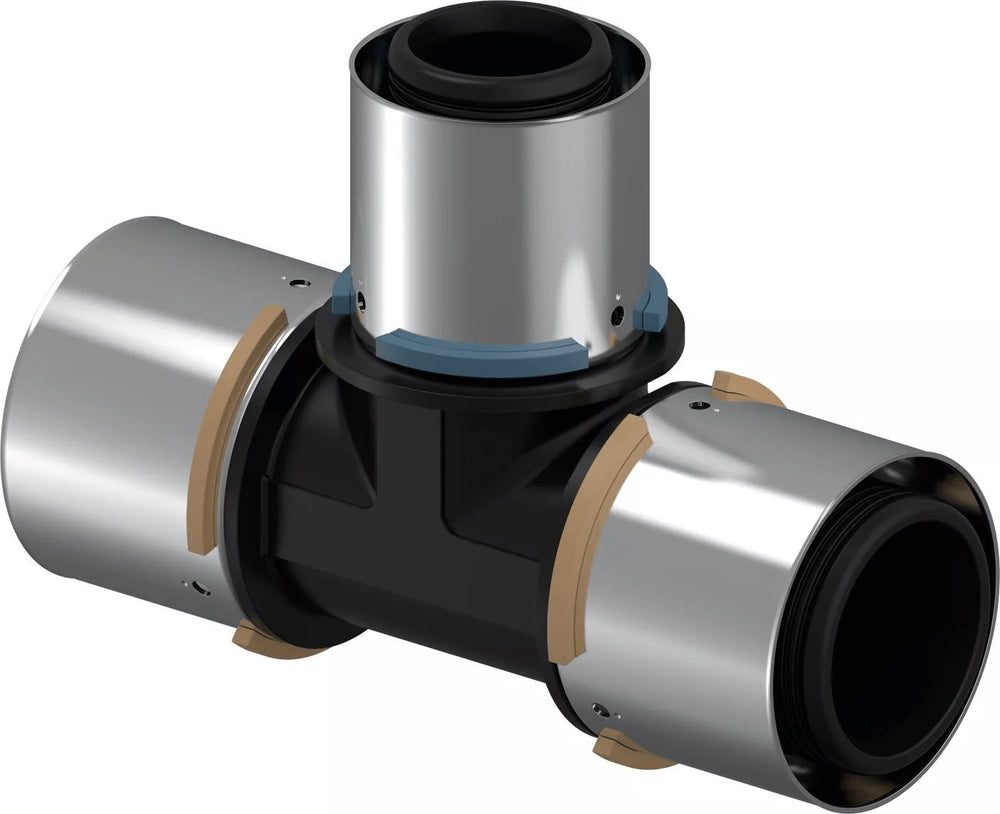Uponor S-Press Verbund T-Stück reduziert PPSU 50-40-50, 1046400