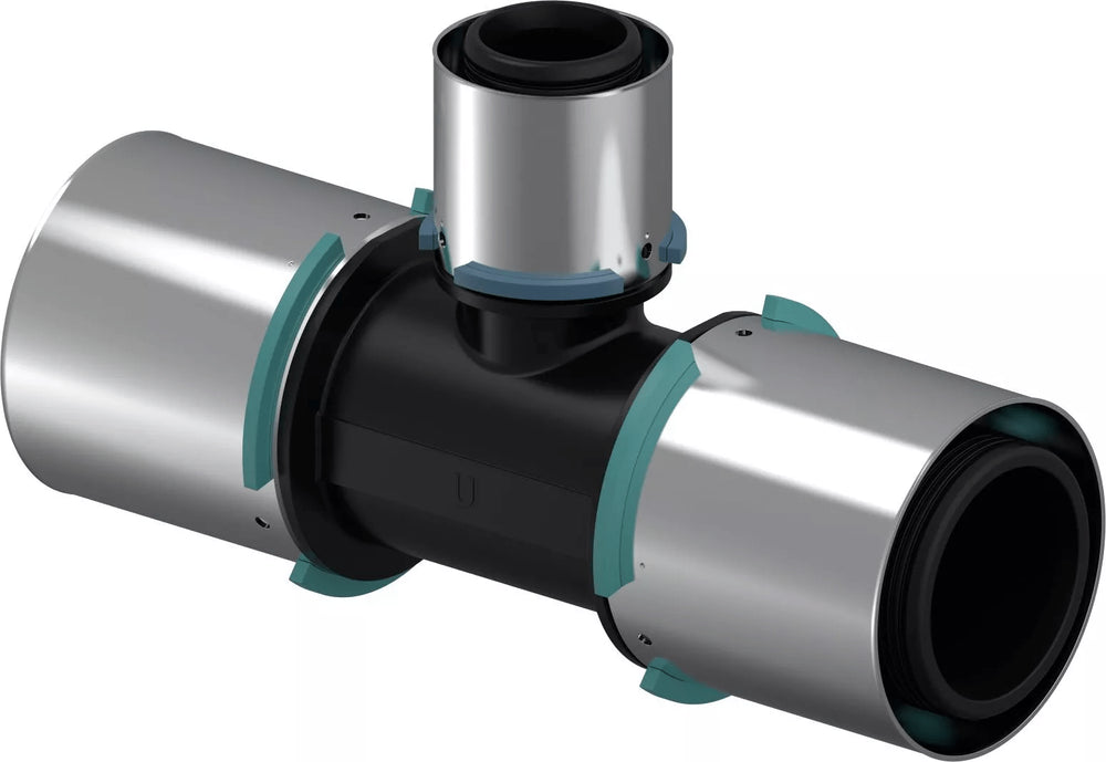 Uponor S-Press Verbund T-Stück reduziert PPSU 63-40-63, 1032891