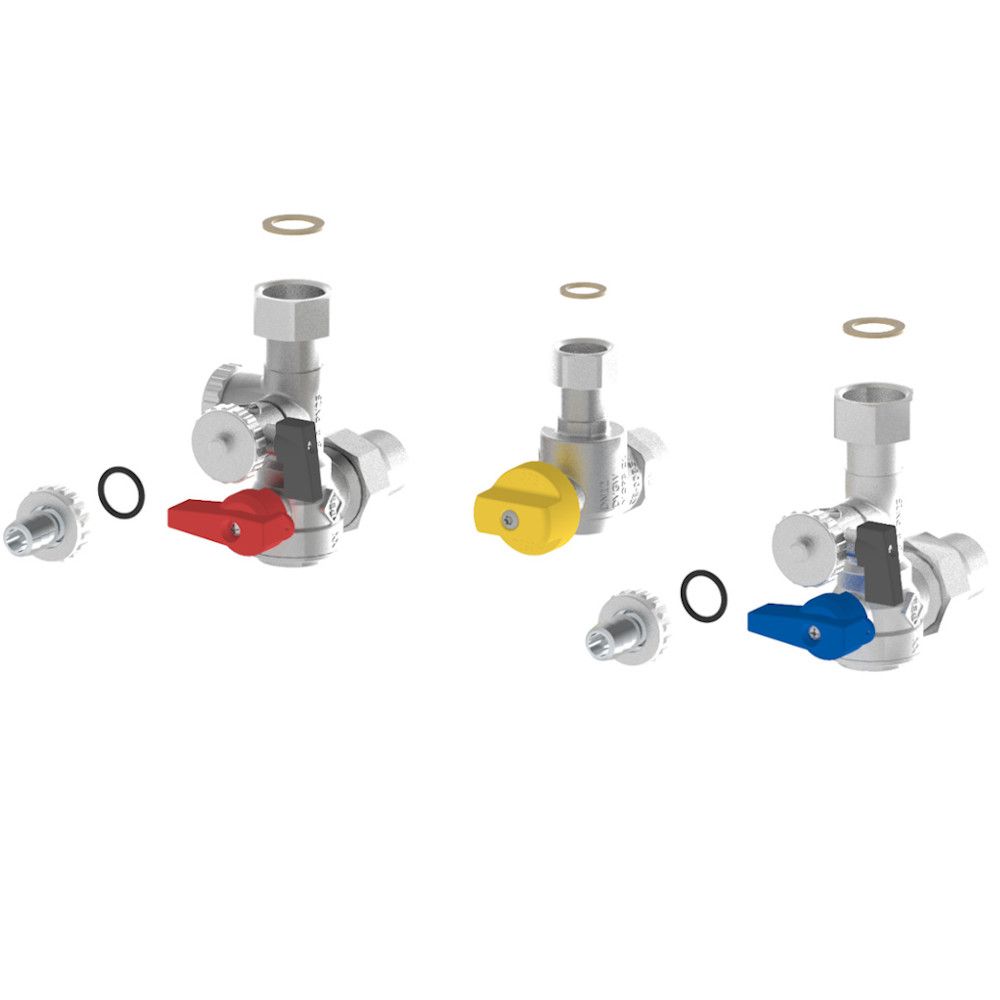 Brötje Absperr-Set Gas/Hzg. – Eckform, AEH 3/4'' B, 7806356