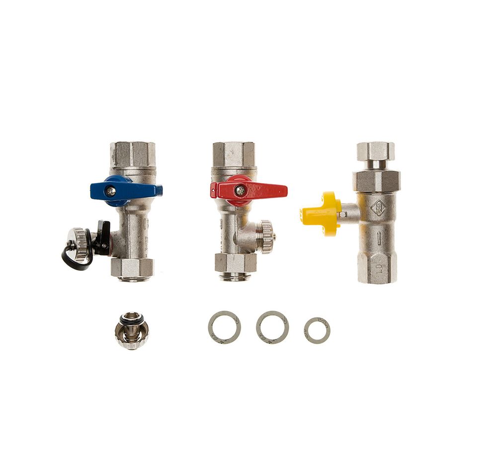 Brötje Absperr-Set Gas/Hzg. – Durchgangsform DN 20/25, Typ ADH 2, 987066