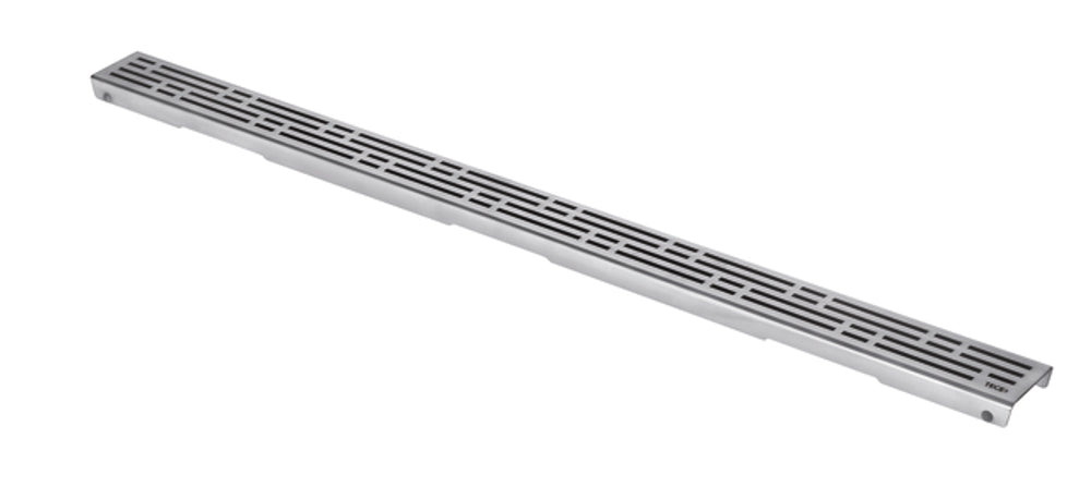 TECE TECEdrainline Designrost basic" 1500 mm Edelstahl gebürstet, gerade, 601511