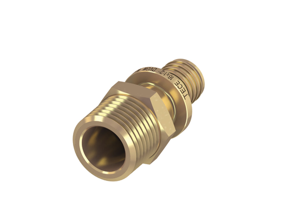TECE TECEflex Übergangsnippel Dimension 20 x R 1/2, Siliziumbronze, 705603