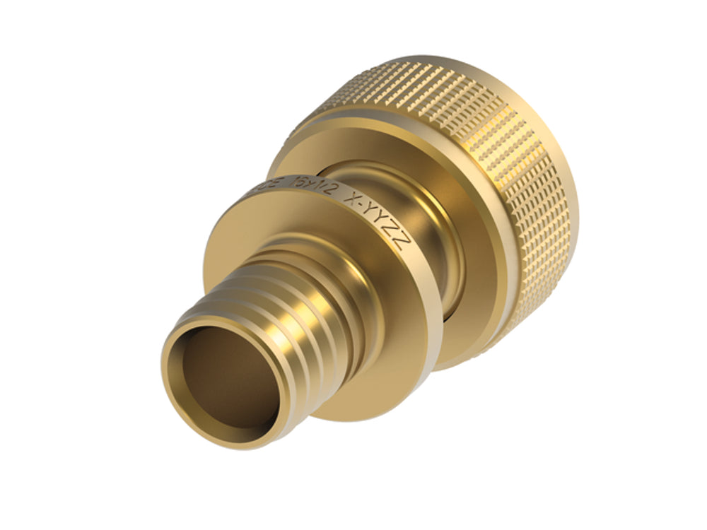 TECE TECEflex Schnelladapter gerade Dimension 16 x 1/2, Siliziumbronze, 708630