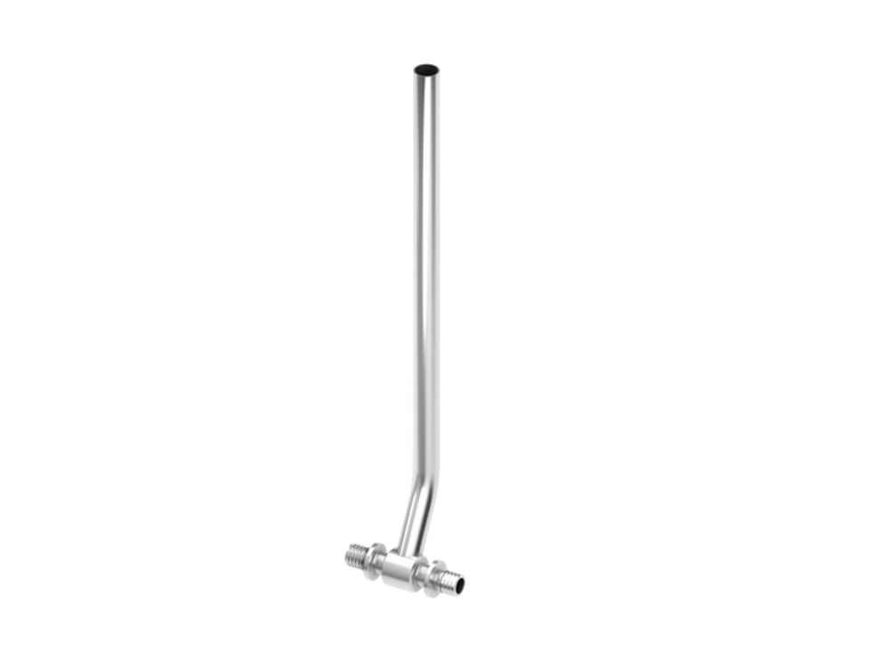 TECE TECEflex HK-Montage T-Stück 15 mm Dimension 16, Länge 300 mm, CU vernickelt, 715016
