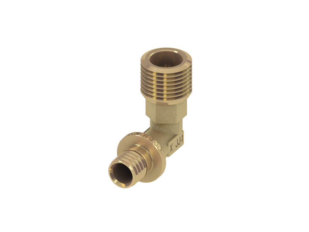 TECE TECEflex Winkelübergangsnippel Standard Messing, Dim. 25 x R 3/4, 767525