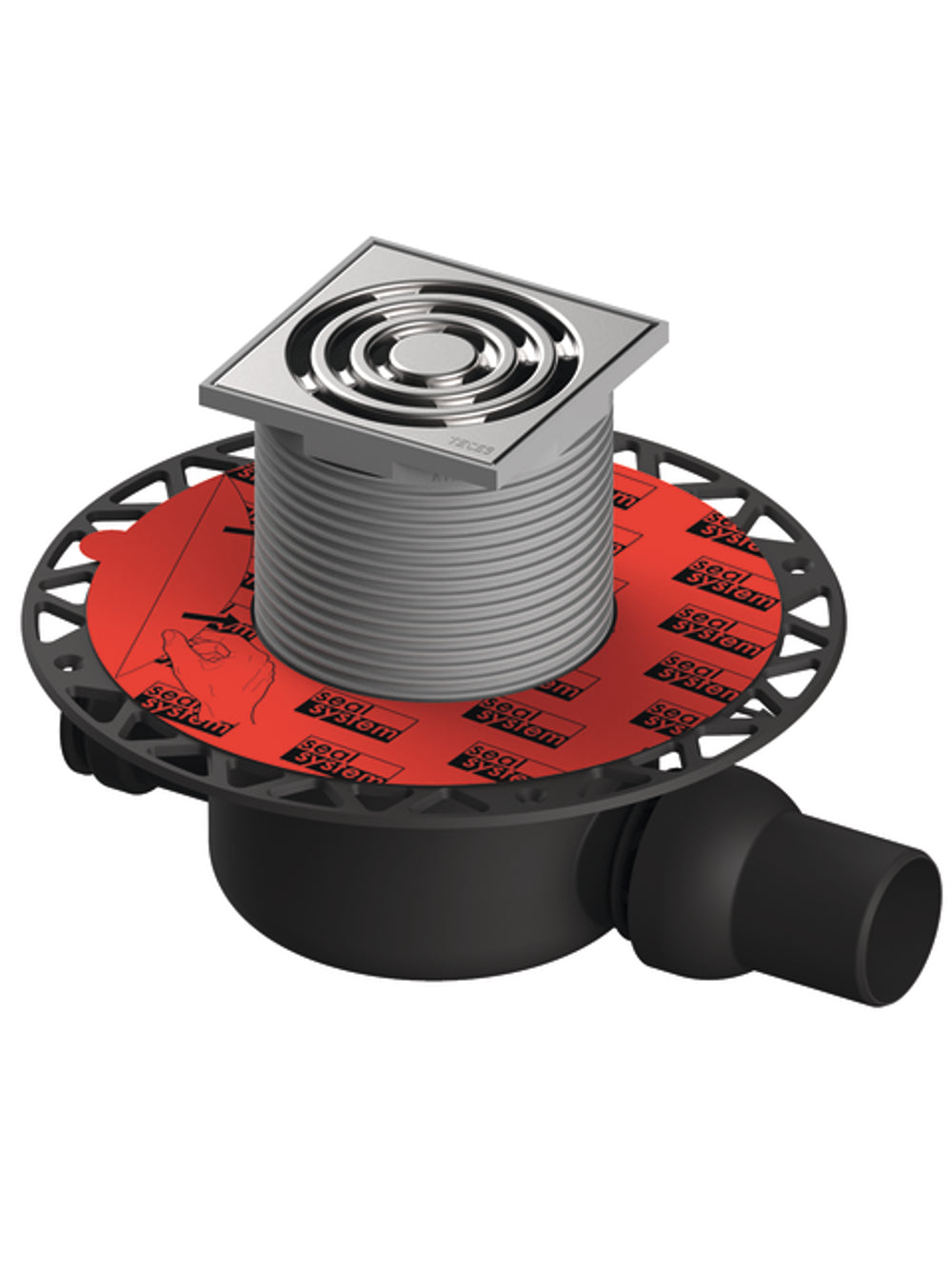 TECE TECEdrainpoint S 120 Ablaufset Norm mit Seal System Univ.fl., 3601200