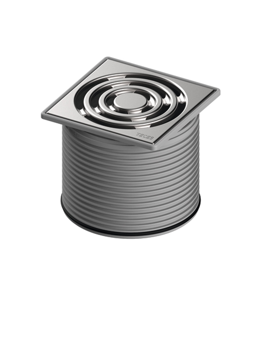 TECE TECEdrainpoint S Rostrahmen Edelstahl 100 x 100 inkl. Designrost, 3660002