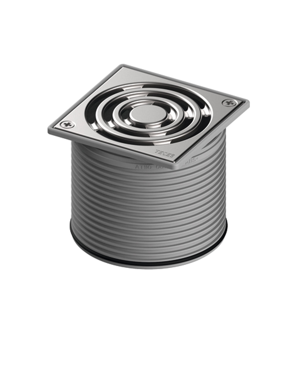 TECE TECEdrainpoint S Rostrahmen Edelstahl 100 x 100 inkl. Designrost verschraubbar, 3660009