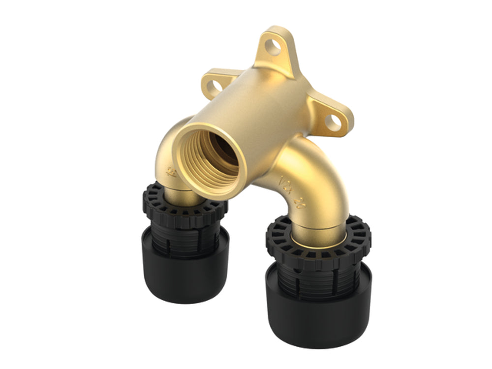 TECE TECElogo-Ax U-Doppelwandscheibe reduziert Dimension 20 x Rp 1/2 x 16, Siliziumbronze, 8803802