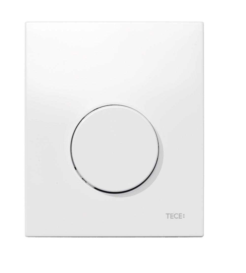 TECE TECEloop Urinal-Betätigungsplatte Kunststoff mit Kartusche Weiß, 9242600