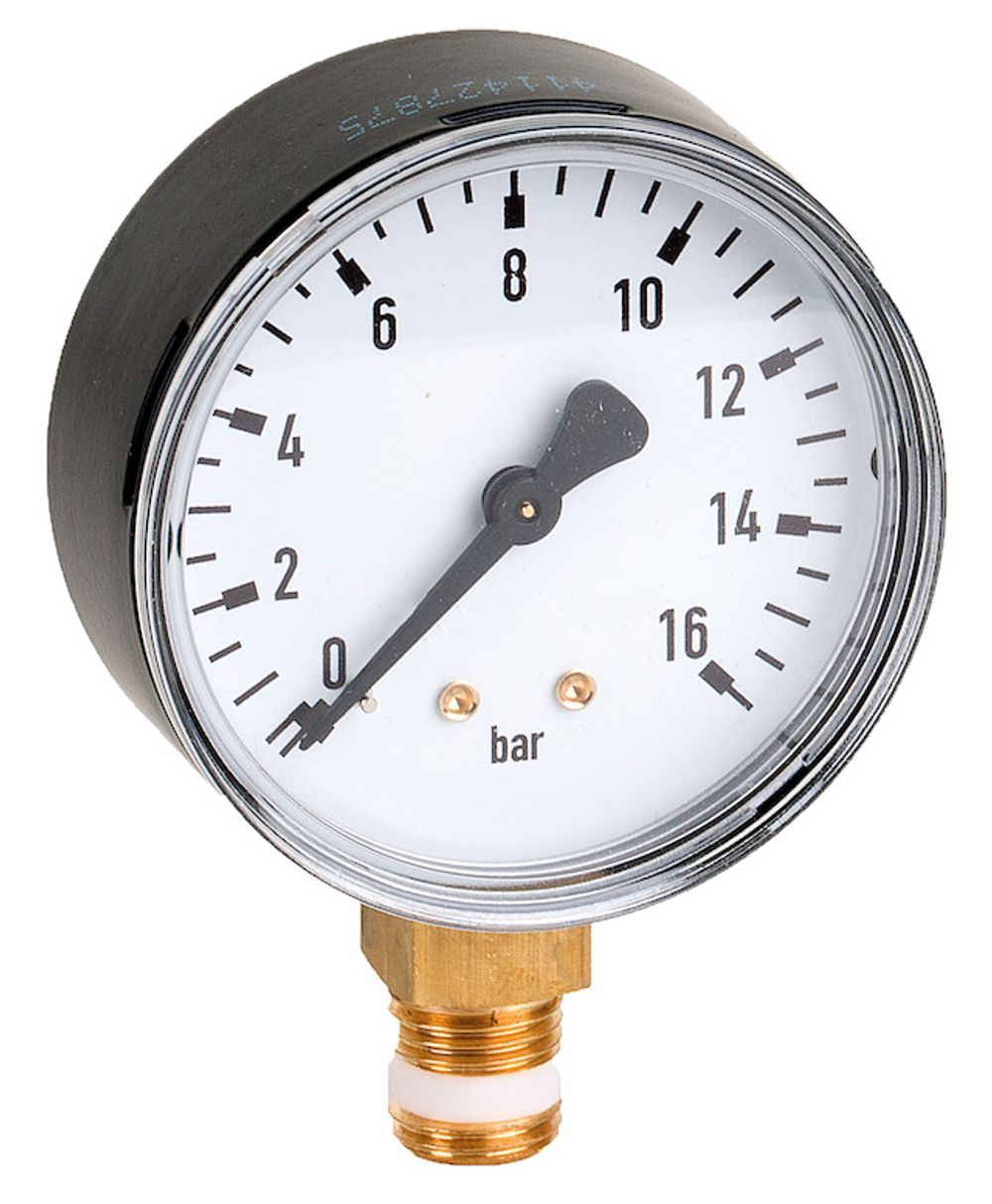 Resideo Manometer M78M zu Filter F78TS, R 1/4, Teilung 0-16bar, M78M-A16