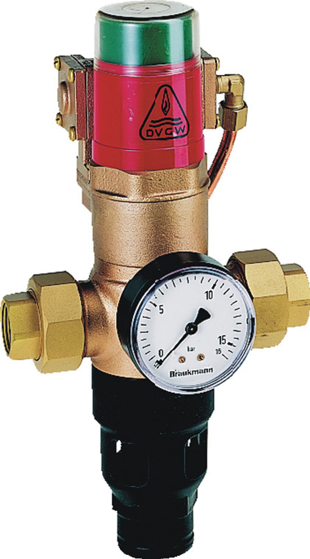 Resideo Rohrtrenner R295H EA2, differenzdruckgesteuert, Rotguss A, 1 ", R295H-1A