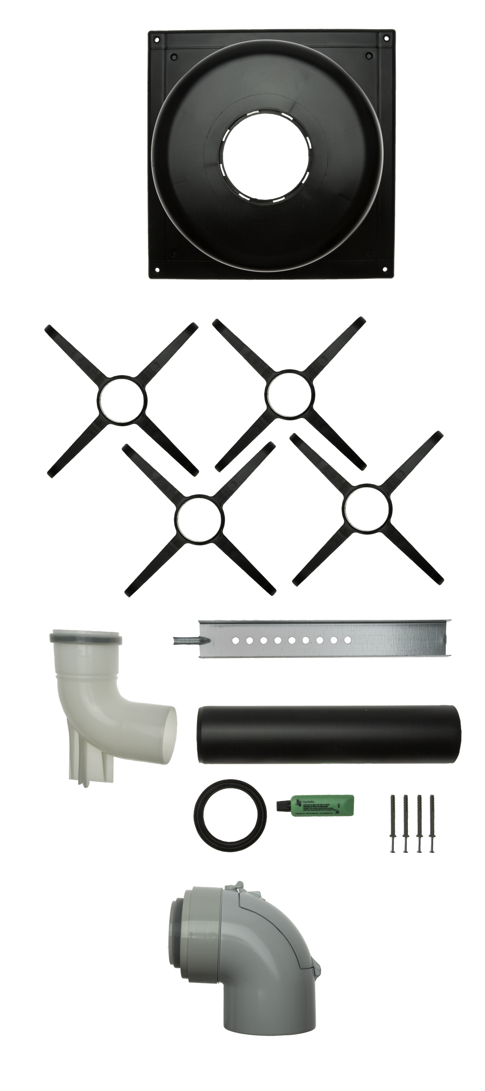 Brötje Abgasleitung-Set KAS 80/2 Kessel/Schacht DN 80/125 PPS/AI, 994767