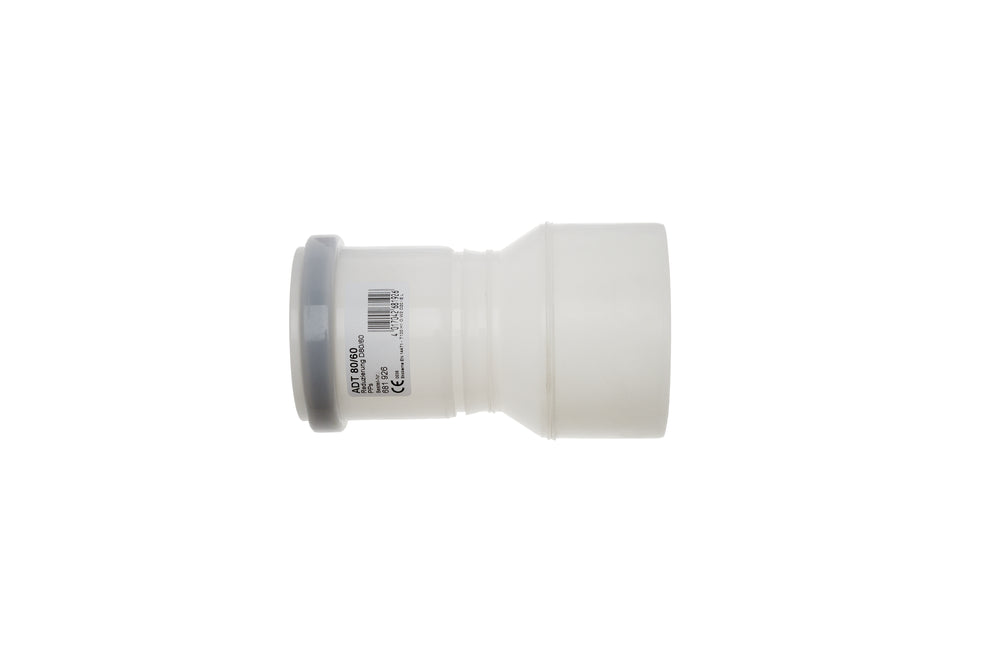 Brötje Adapter Reduzierung von DN 80 - DN 60, PPs, 681926
