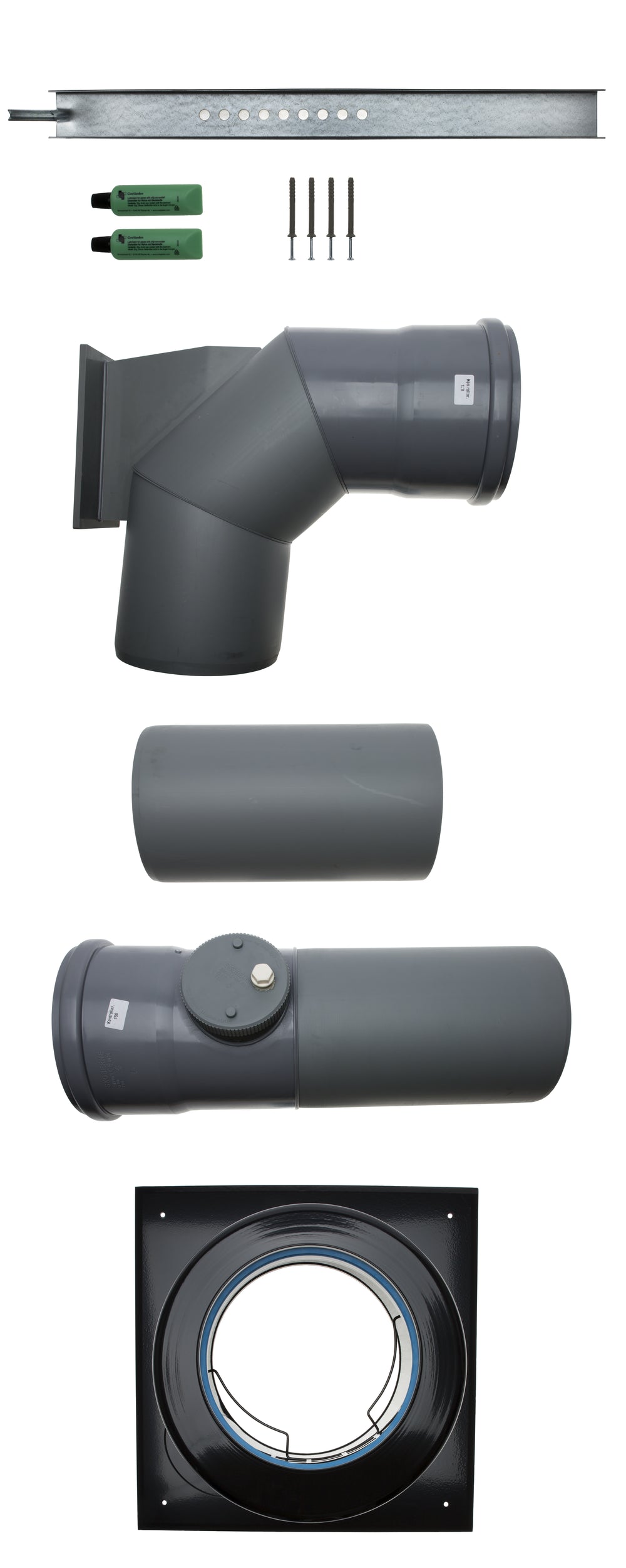 Brötje Abgasleitungs-Set Kessel-Schacht SAS 200-1B DN 200 f.SGB 215/260/300 E, 688673