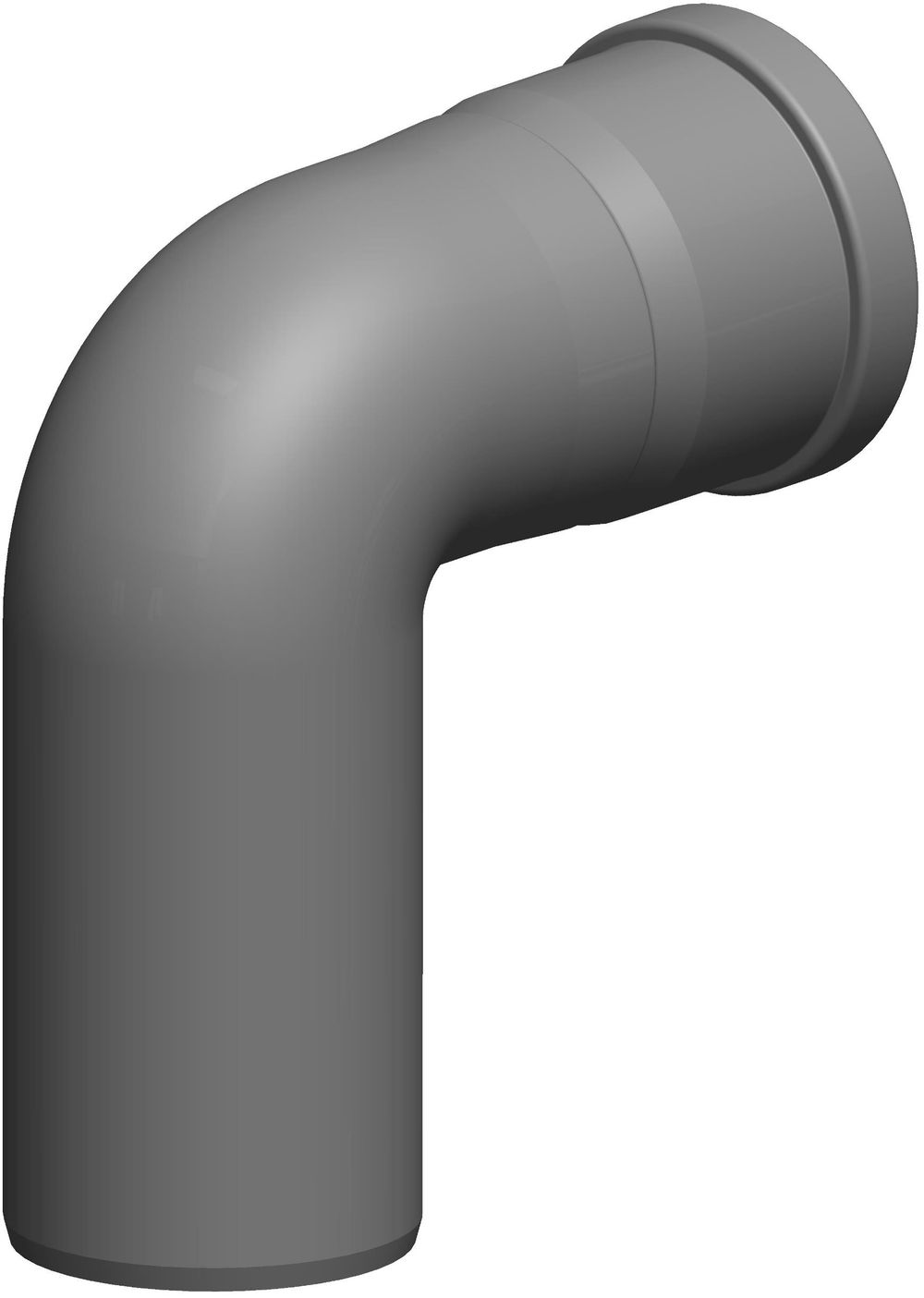 ATEC Bogen 87 Grad DN 80 einwandig, 1316